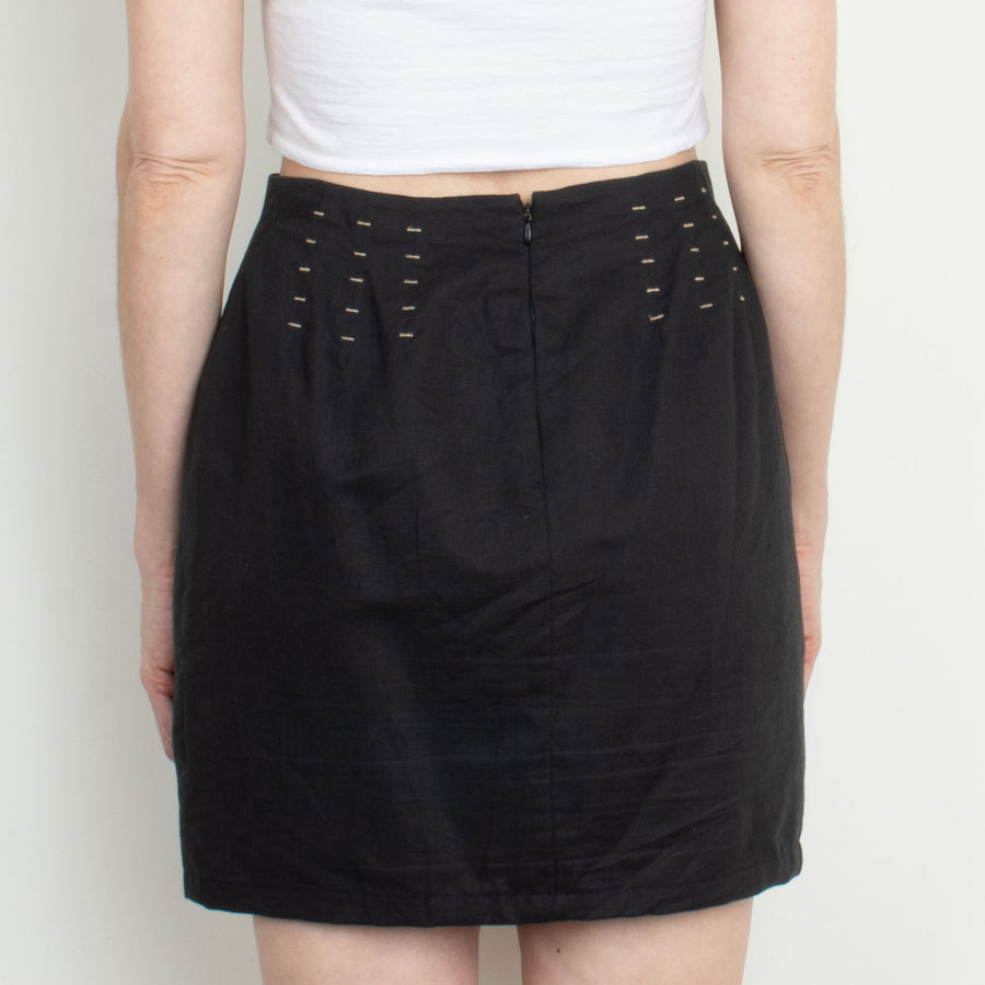 Linen / Cotton Mini Skirt