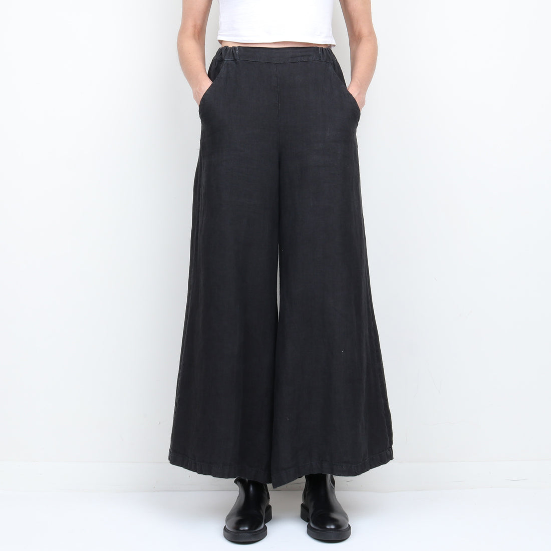 CP Shades 100% Linen Wide Leg Pants