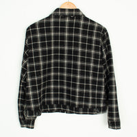 Plaid Wool Jacket M