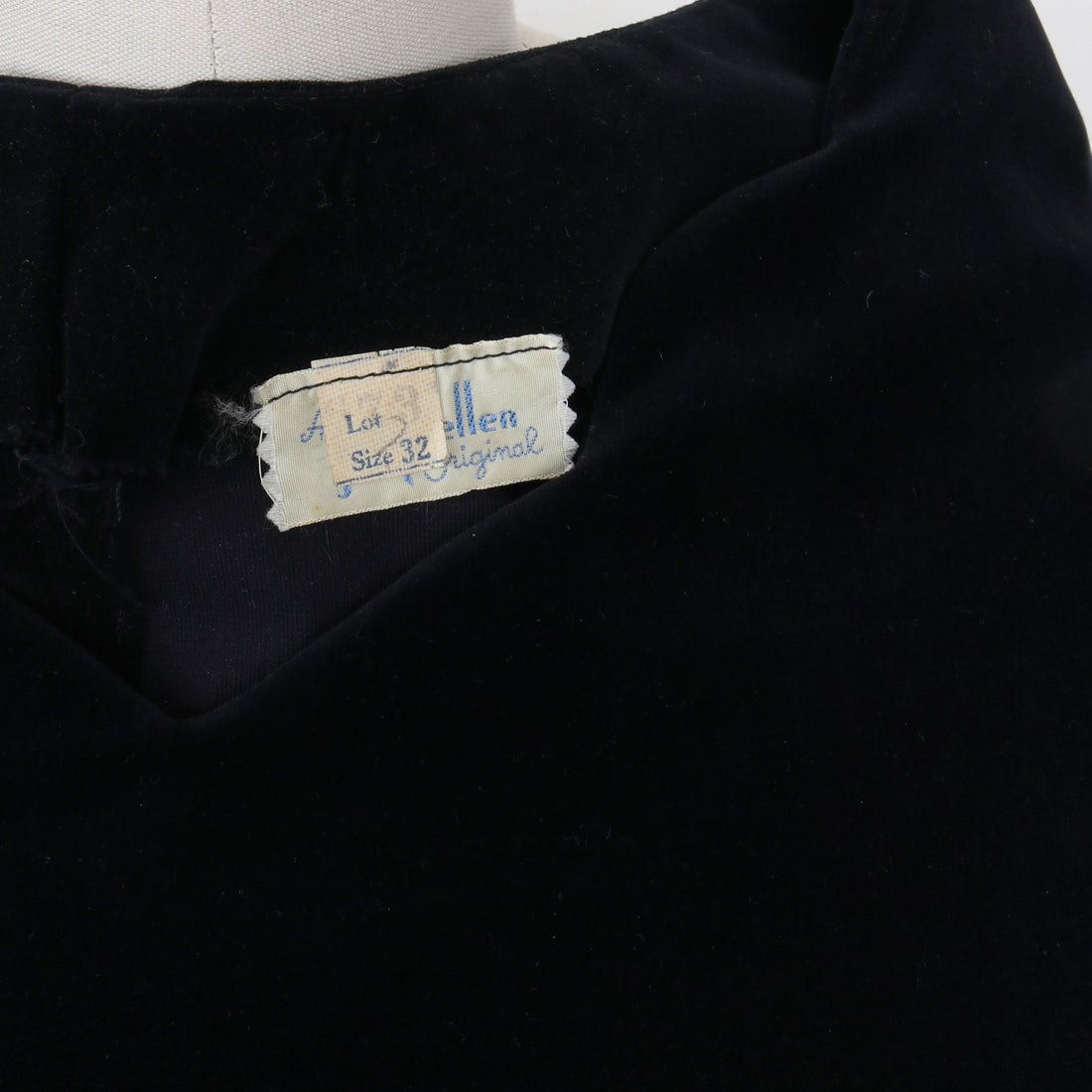 1950s Velvet Scalloped Top