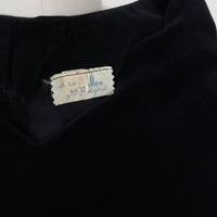 1950s Velvet Scalloped Top