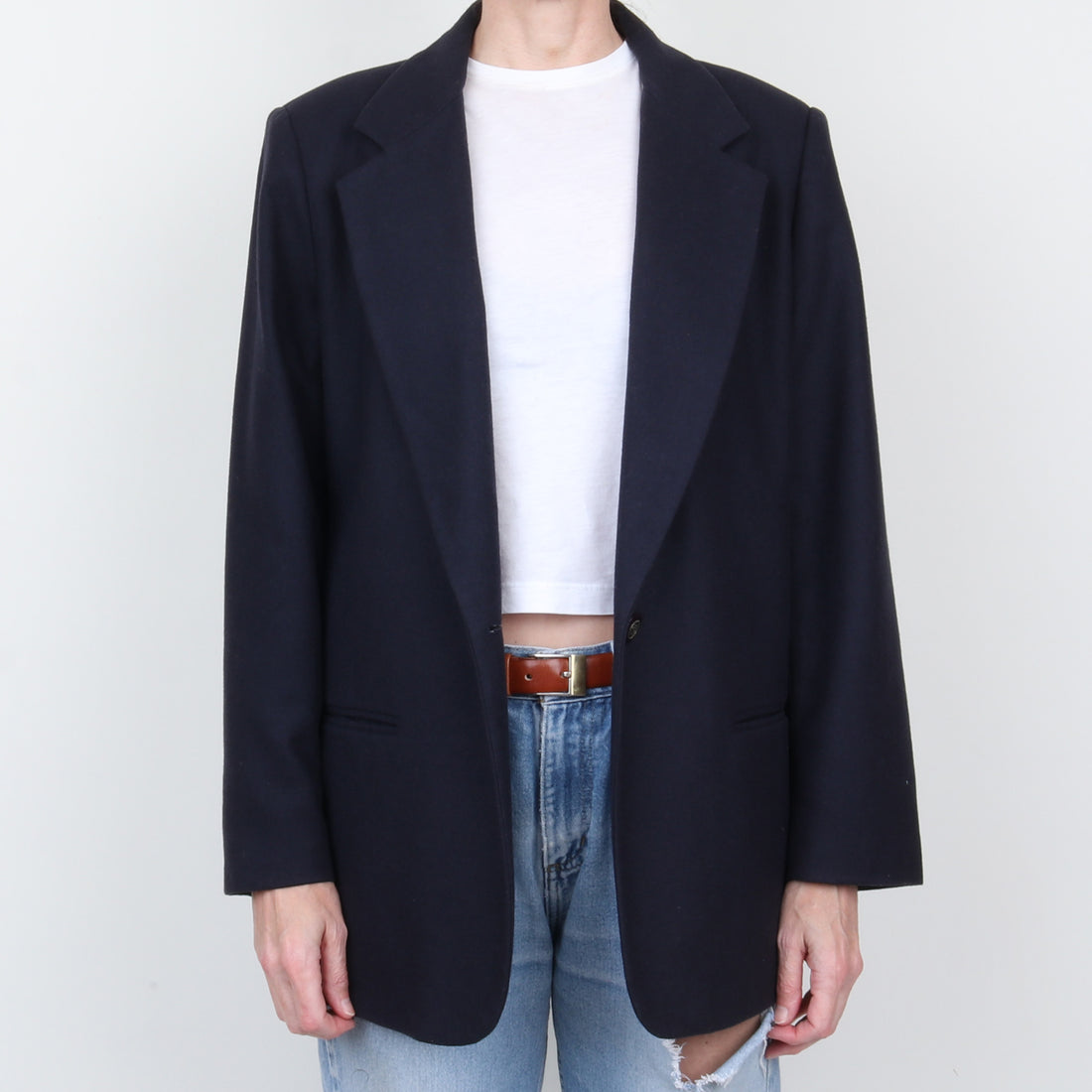 100% Wool Navy Blazer
