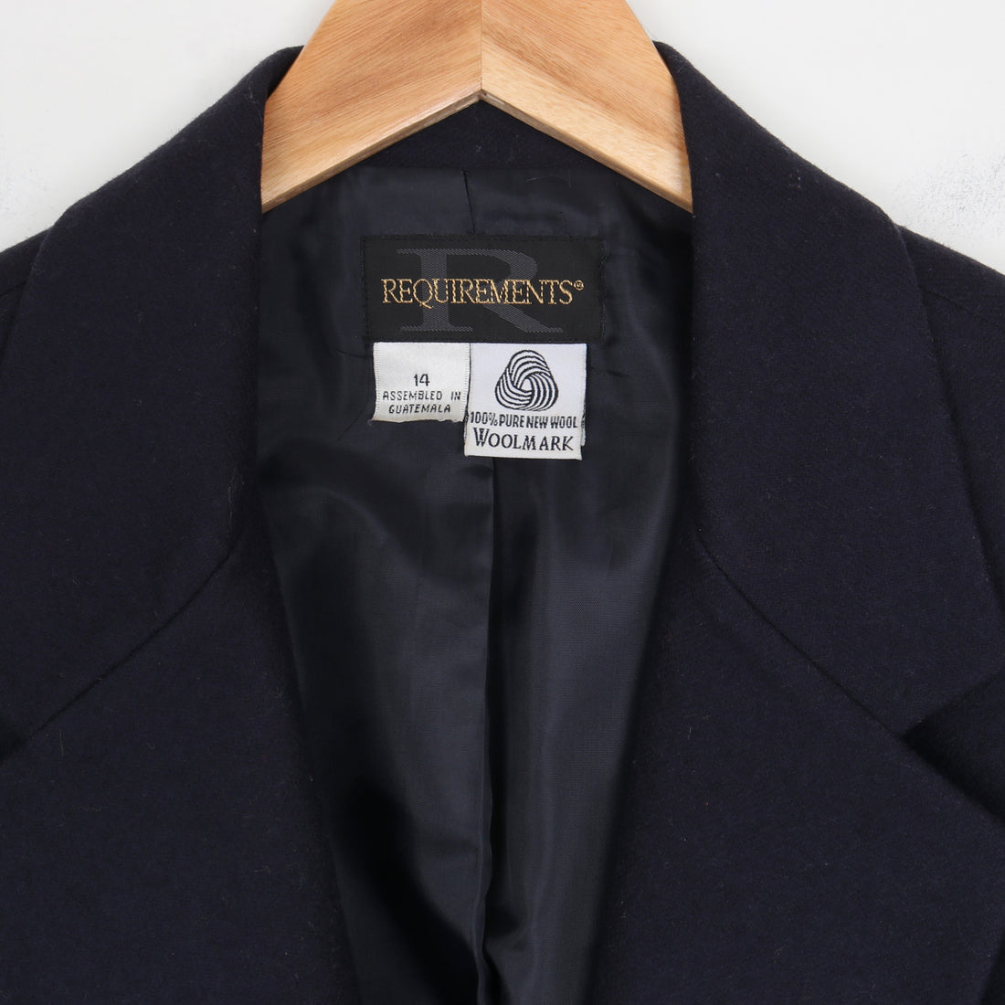 100% Wool Navy Blazer