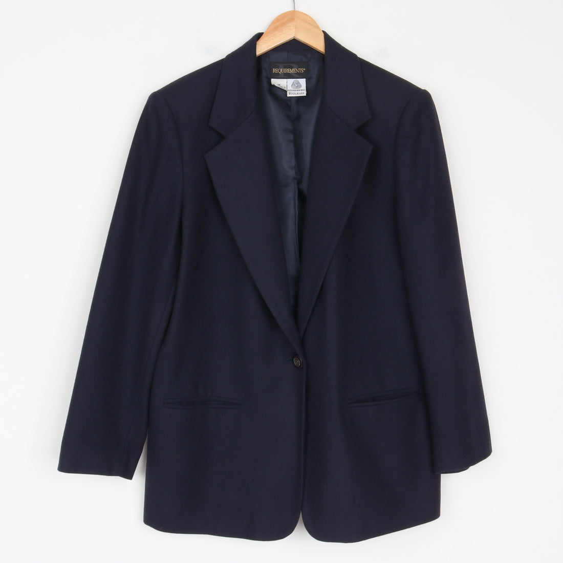 100% Wool Navy Blazer