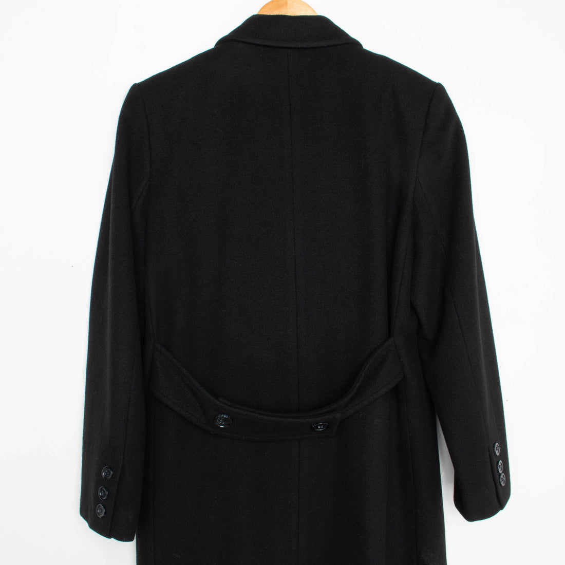 Black Cashmere/Wool Coat