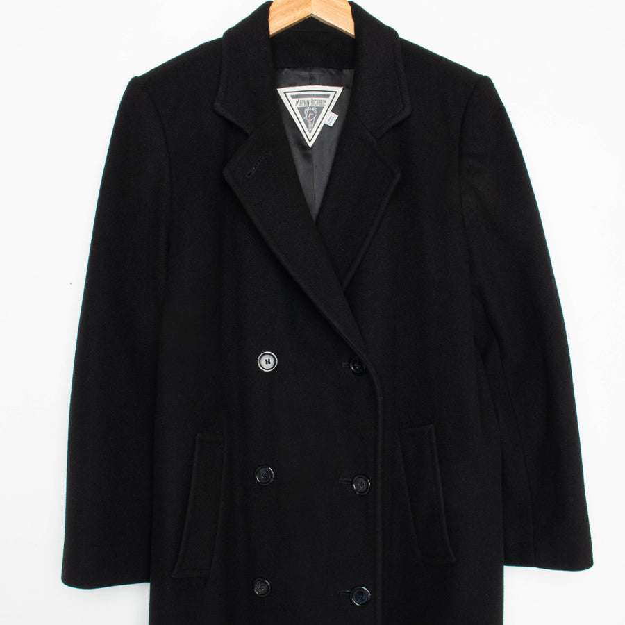 Black Cashmere/Wool Coat