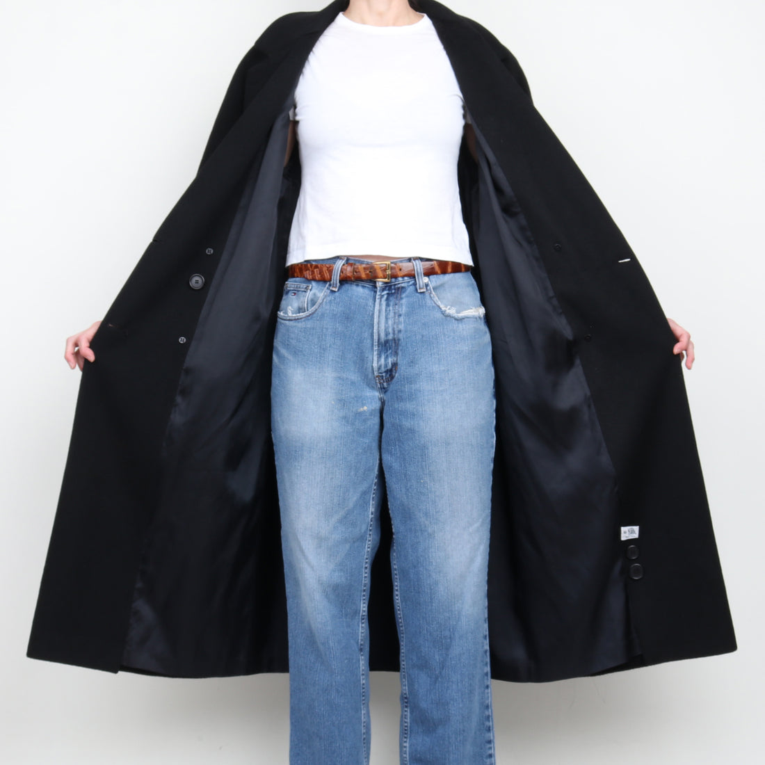100% Wool Double Breasted Coat