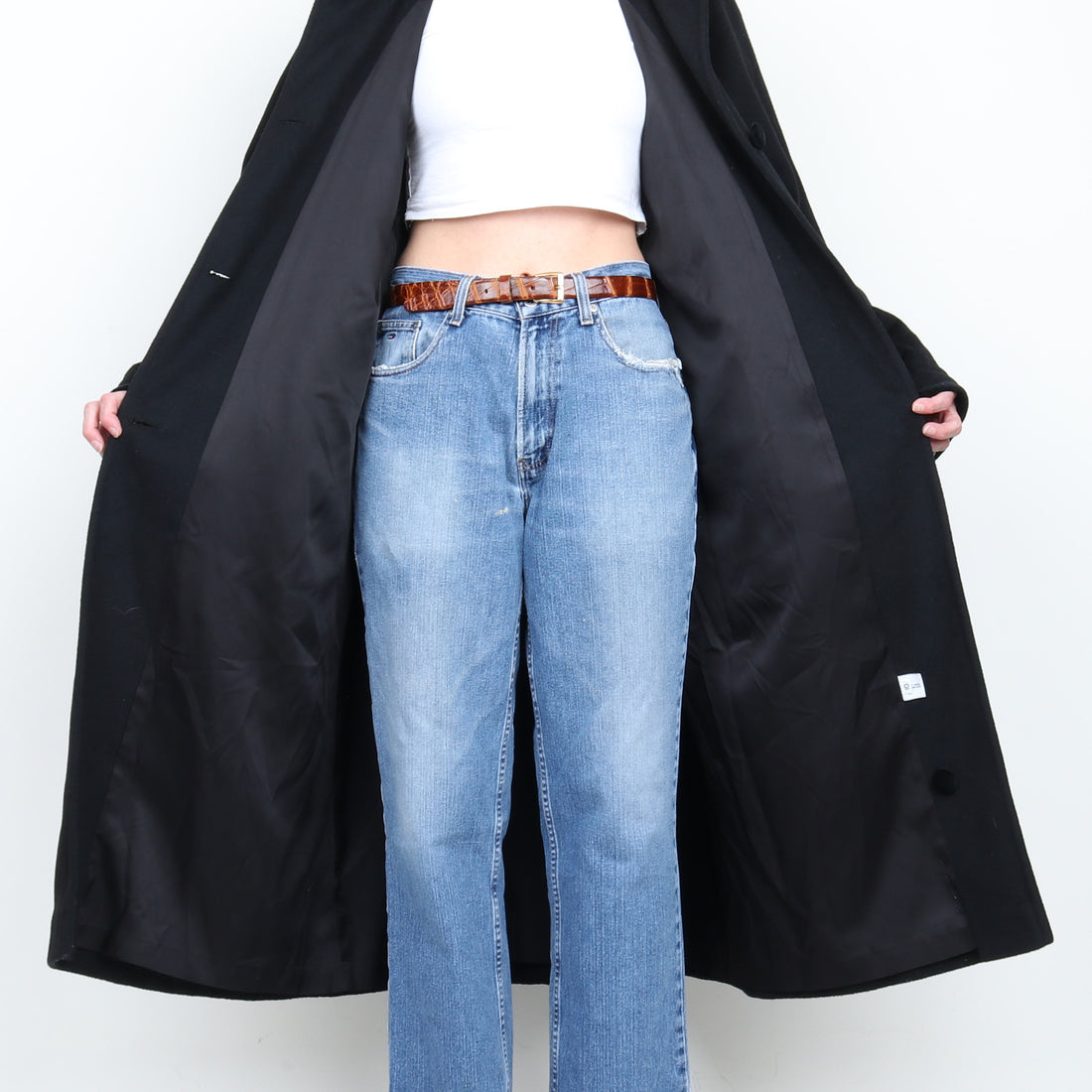 100% Wool Hooded Coat