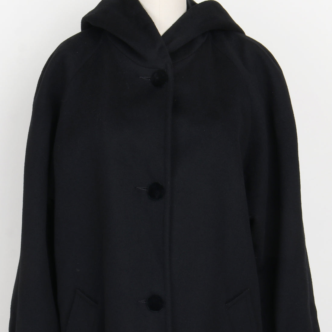100% Wool Hooded Coat