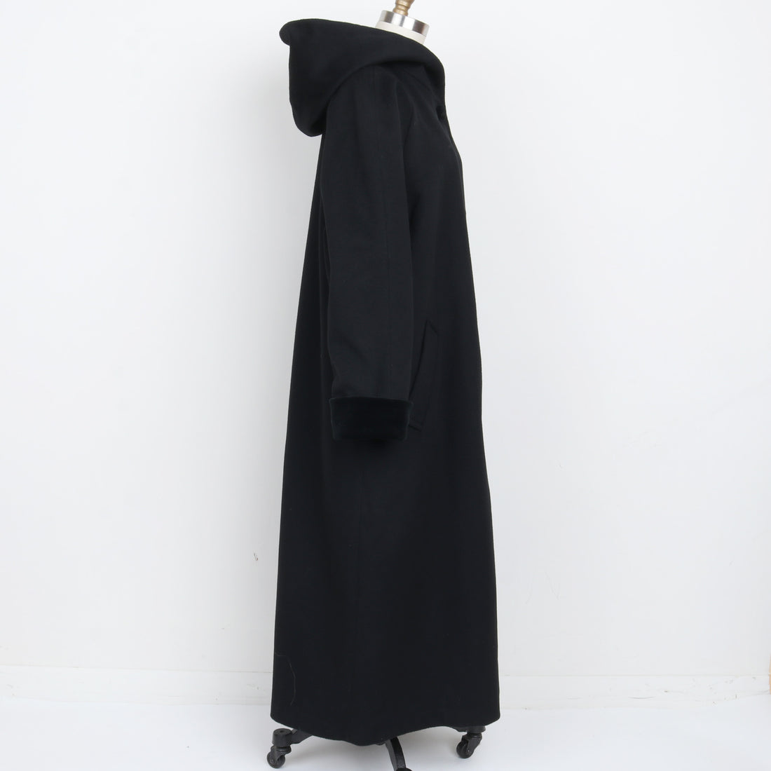 100% Wool Hooded Coat