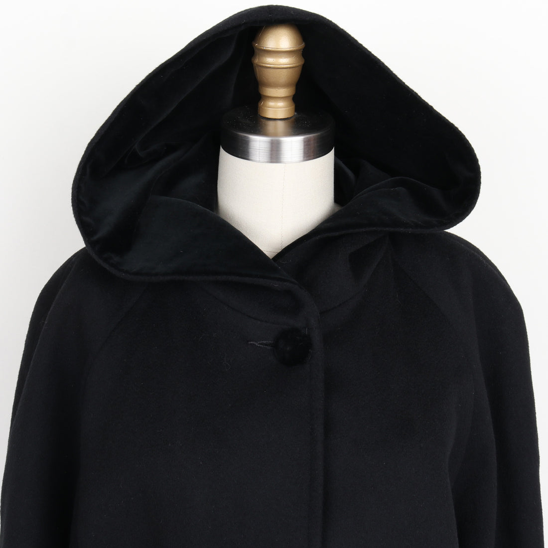 100% Wool Hooded Coat
