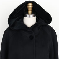 100% Wool Hooded Coat