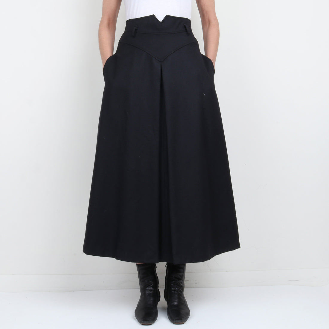 100% Wool Maxi Skirt