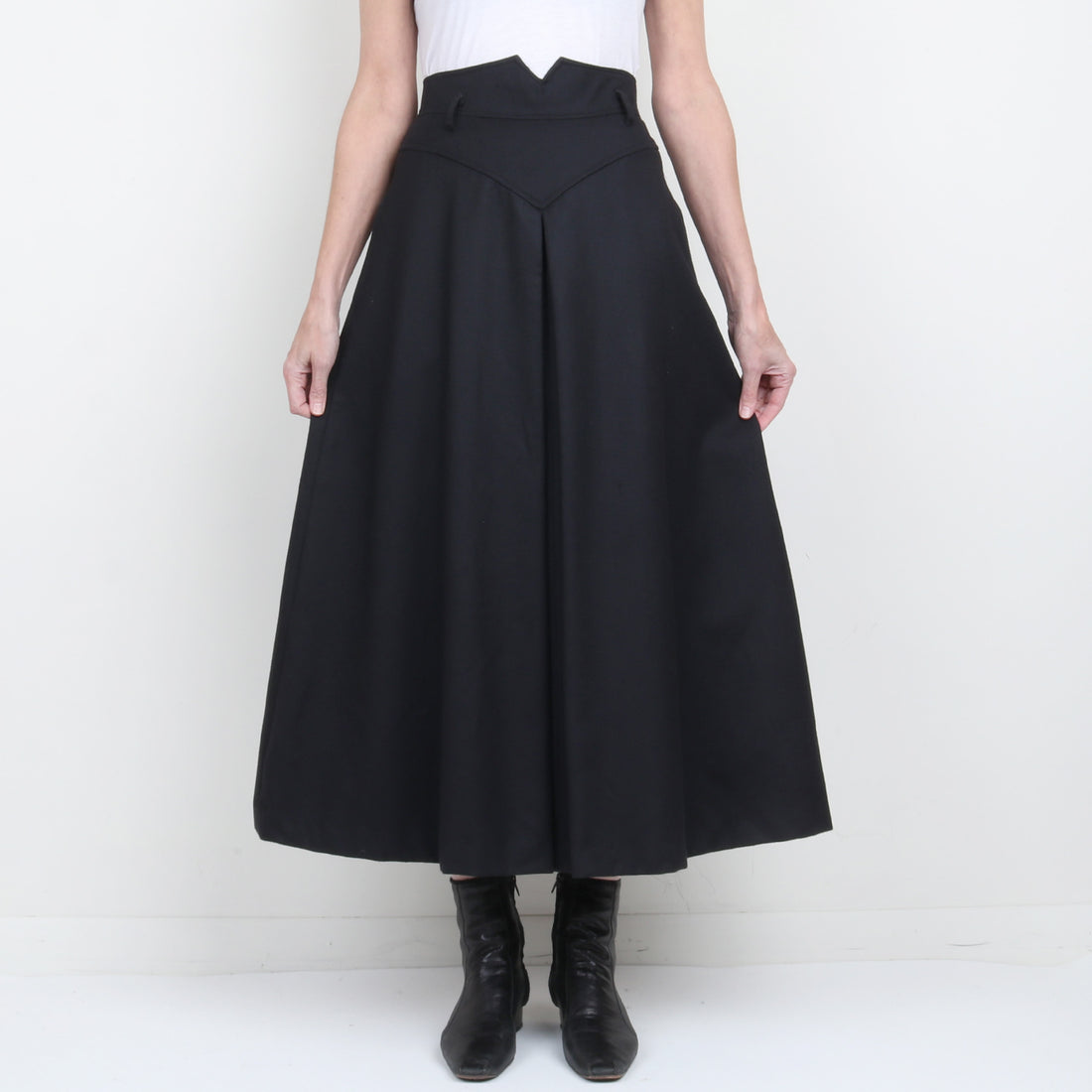 100% Wool Maxi Skirt