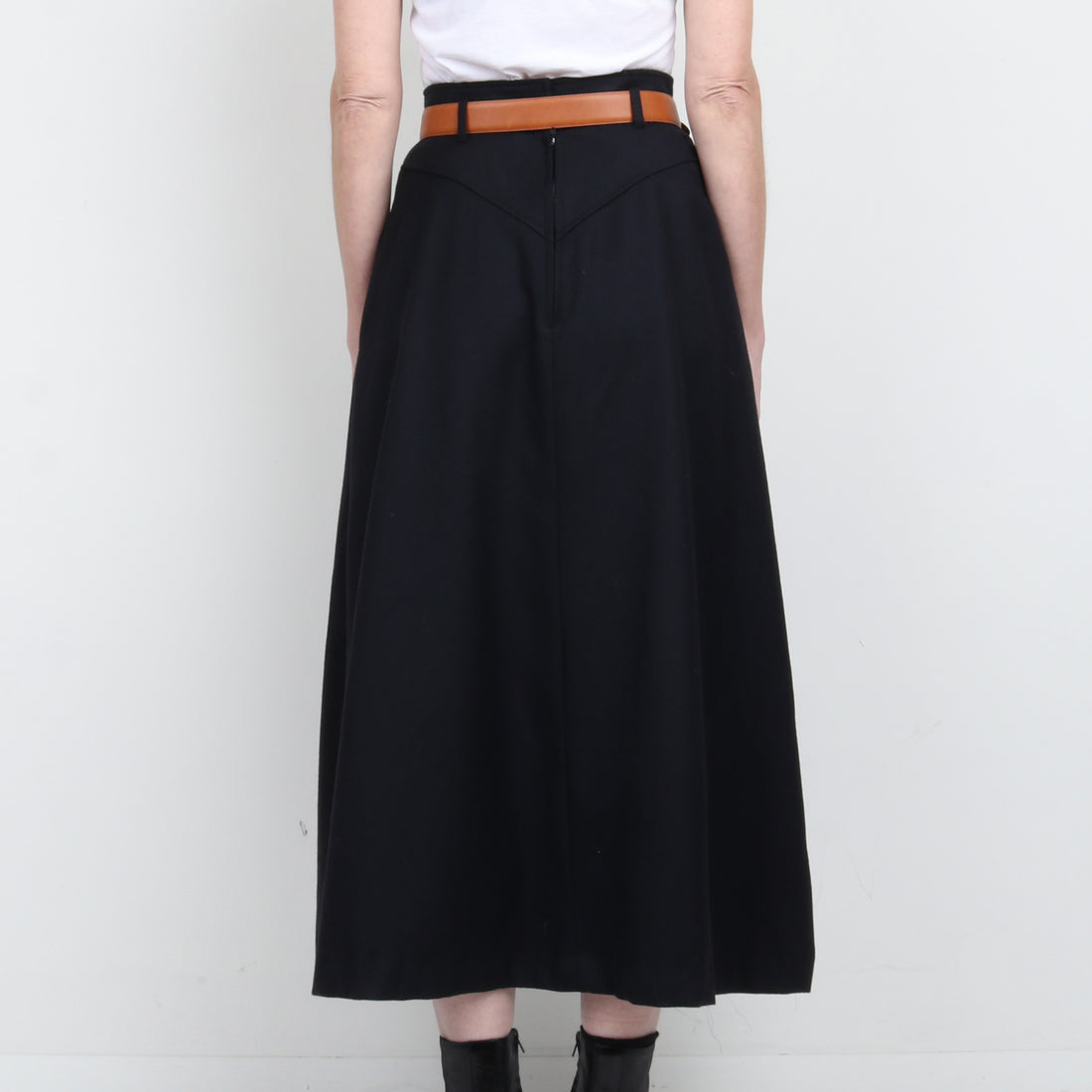 100% Wool Maxi Skirt