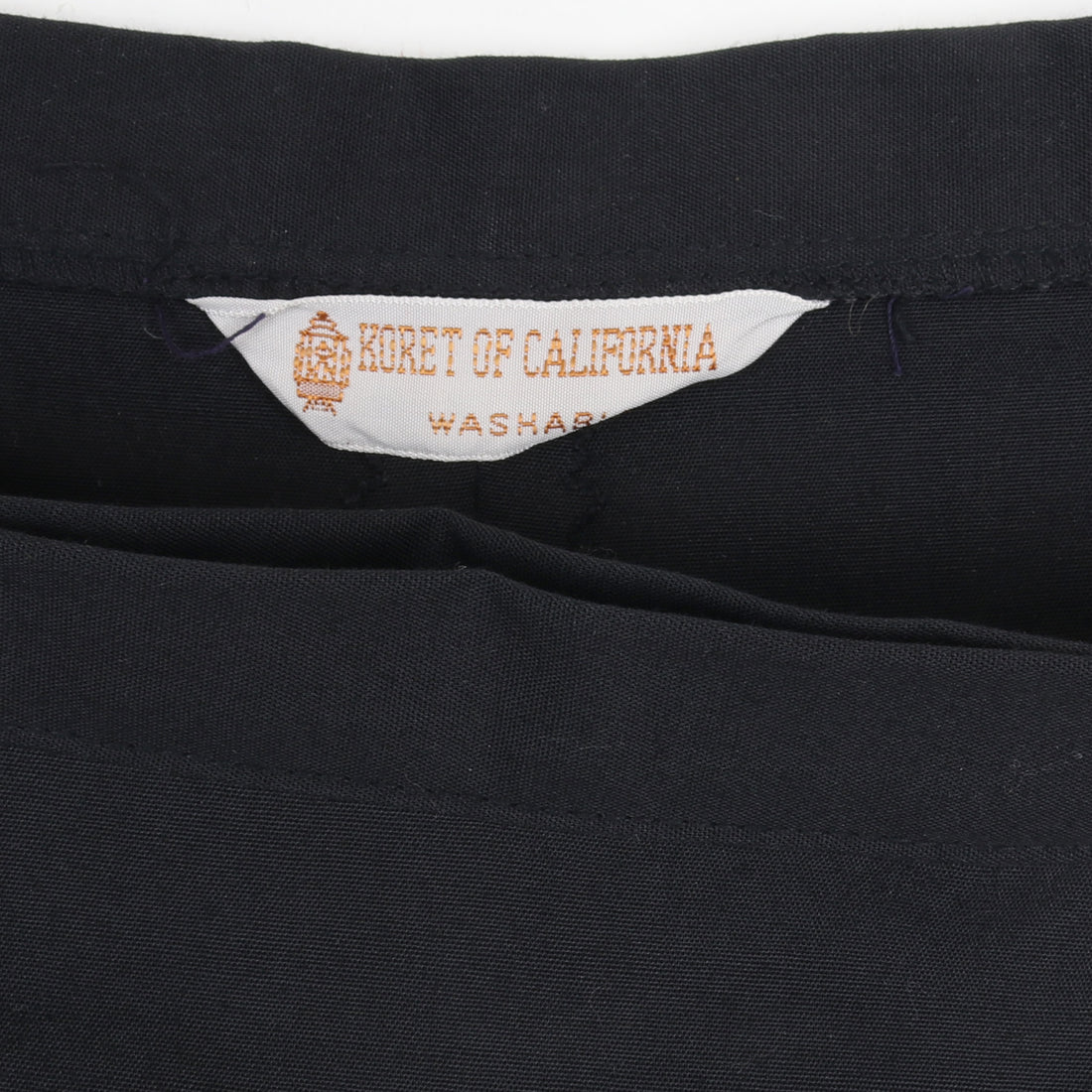 1970s Black Wrap Skirt XS