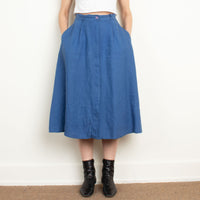 Linen Midi Skirt