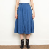 Linen Midi Skirt