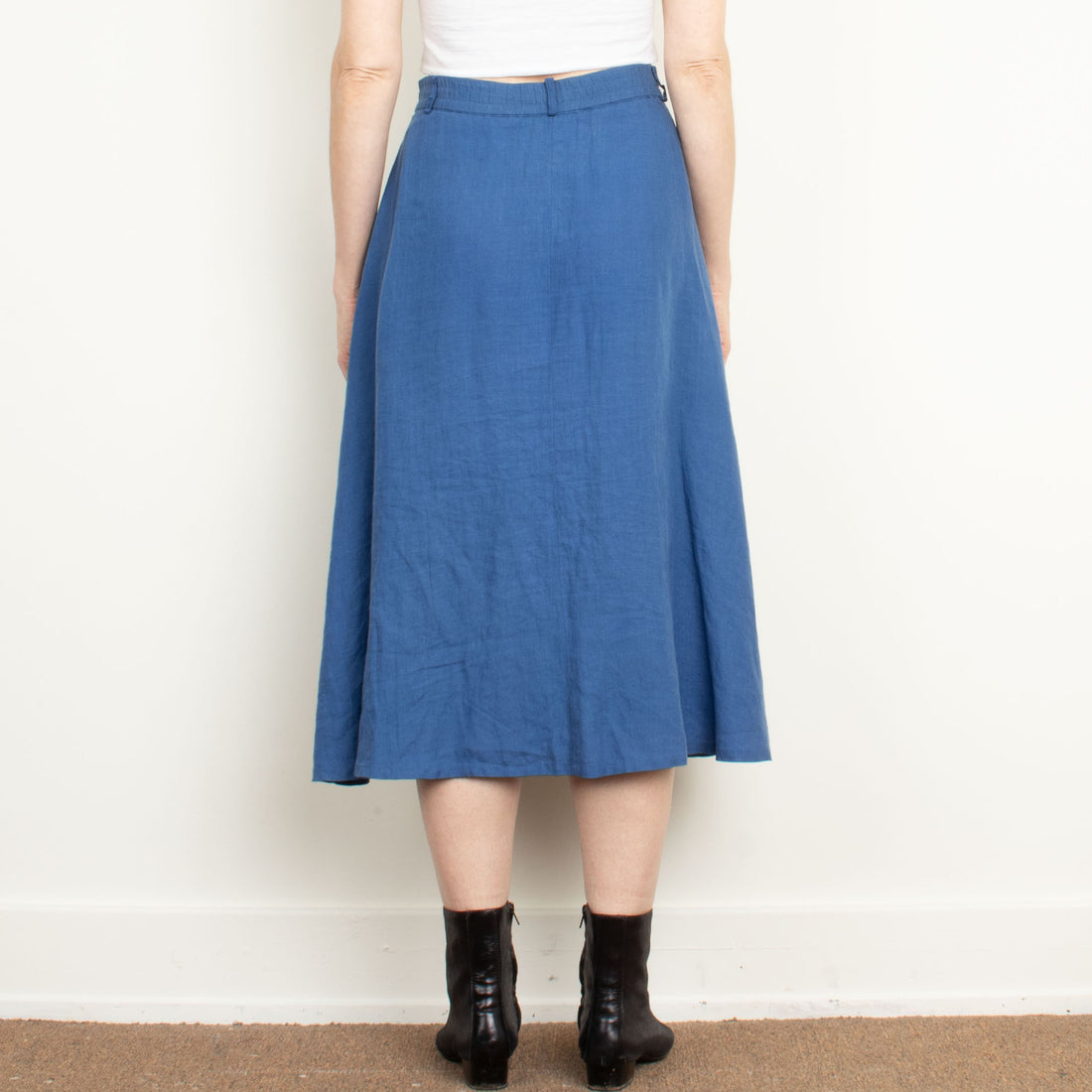 Linen Midi Skirt