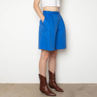 80s Blue Trouser Shorts M