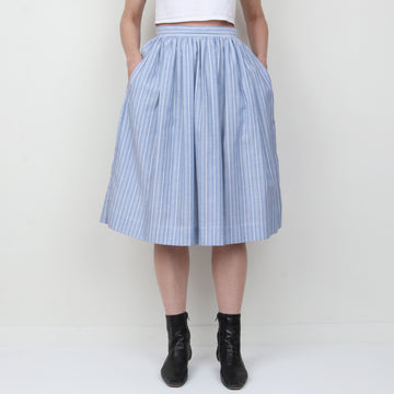Chambray Stripe Skirt