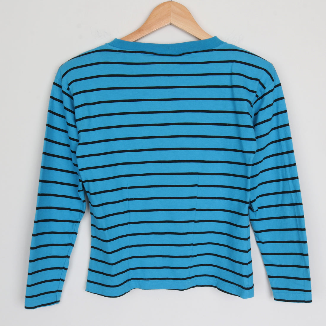 80s Blue Stripe T Shirt