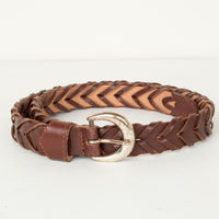 Braided Leather Belt