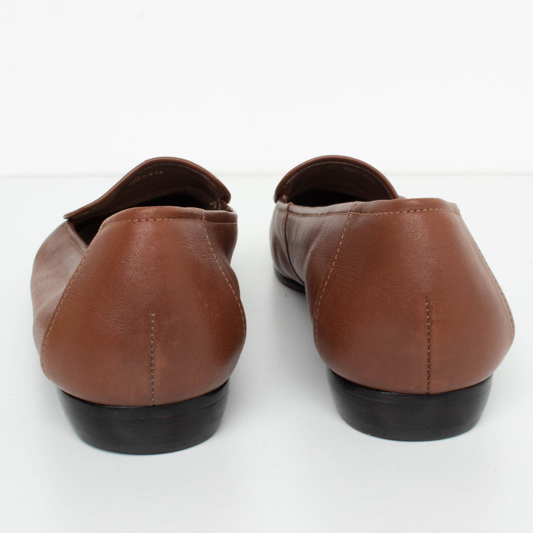 Brown Leather Flats 8.5