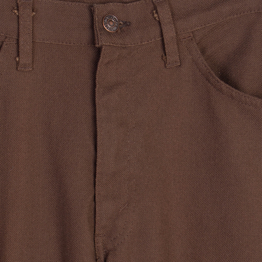 70s Brown Levis Flare Trouser