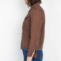 Brown Linen Jacket