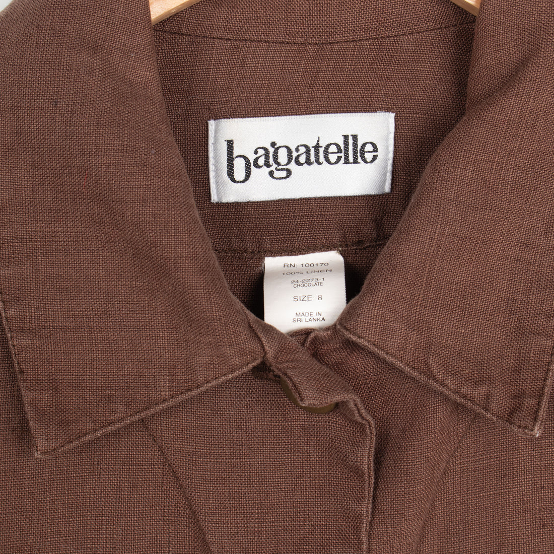 Brown Linen Jacket