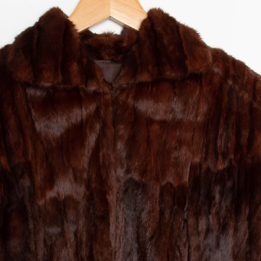 Rabbit Fur Cape Jacket