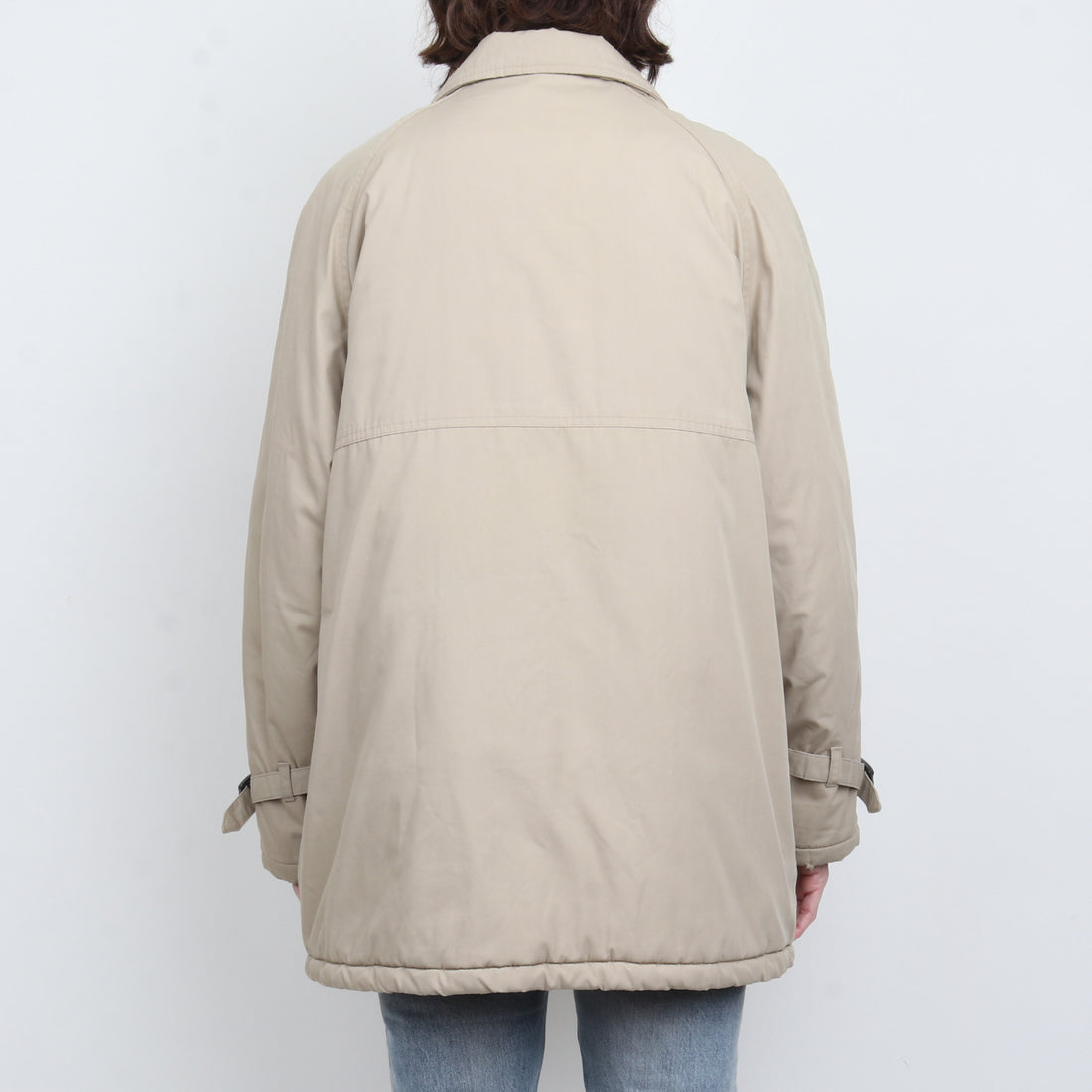 70s Bruce Jenner Quilted Chore Coat L