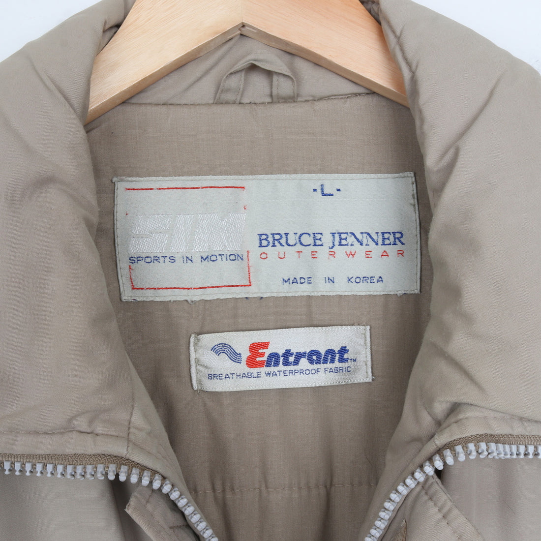 70s Bruce Jenner Quilted Chore Coat L