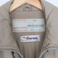 70s Bruce Jenner Quilted Chore Coat L