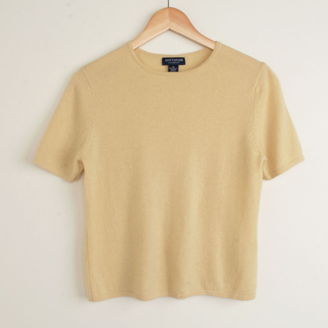 Butter Yellow Cashmere Tee