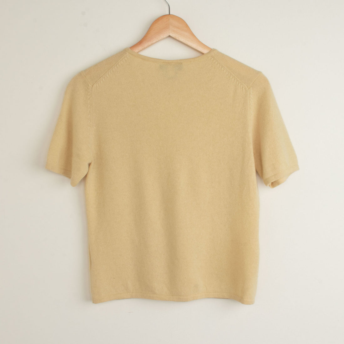 Butter Yellow Cashmere Tee