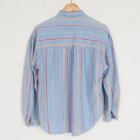 80s Stripe Chambray Cotton Shirt