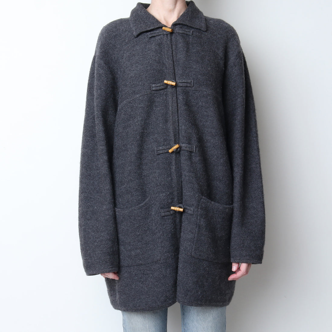 Wool Oversize Cardigan