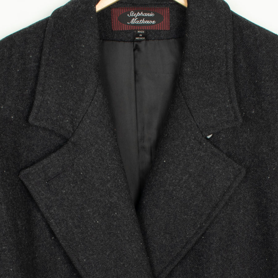 Charcoal Wool Coat