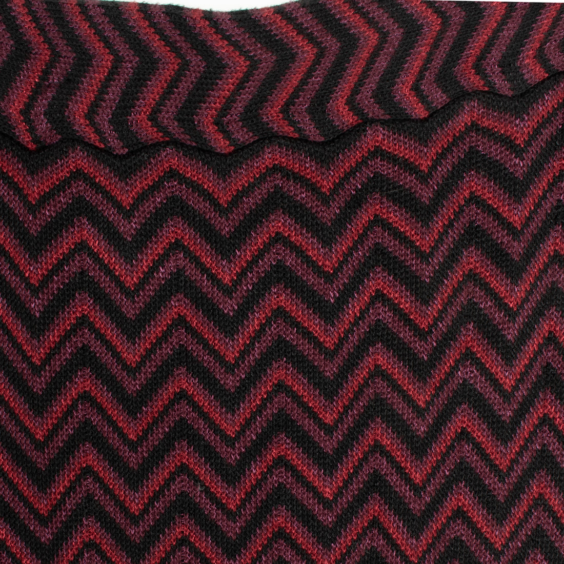 Chevron Knit Maxi Skirt