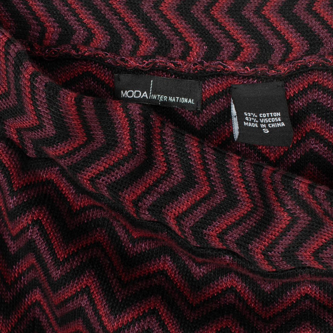 Chevron Knit Maxi Skirt