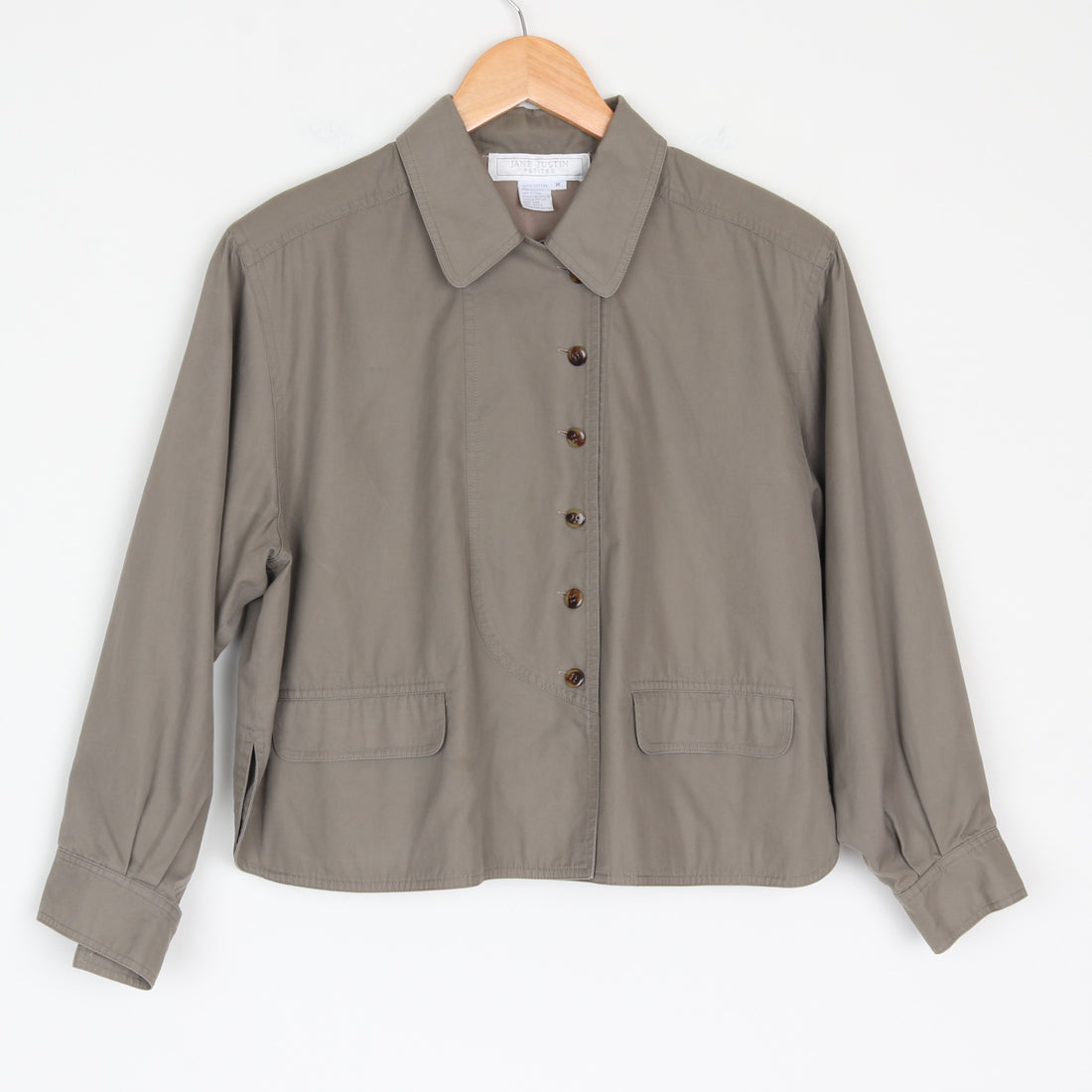 Cropped Wide Shirt Jacket