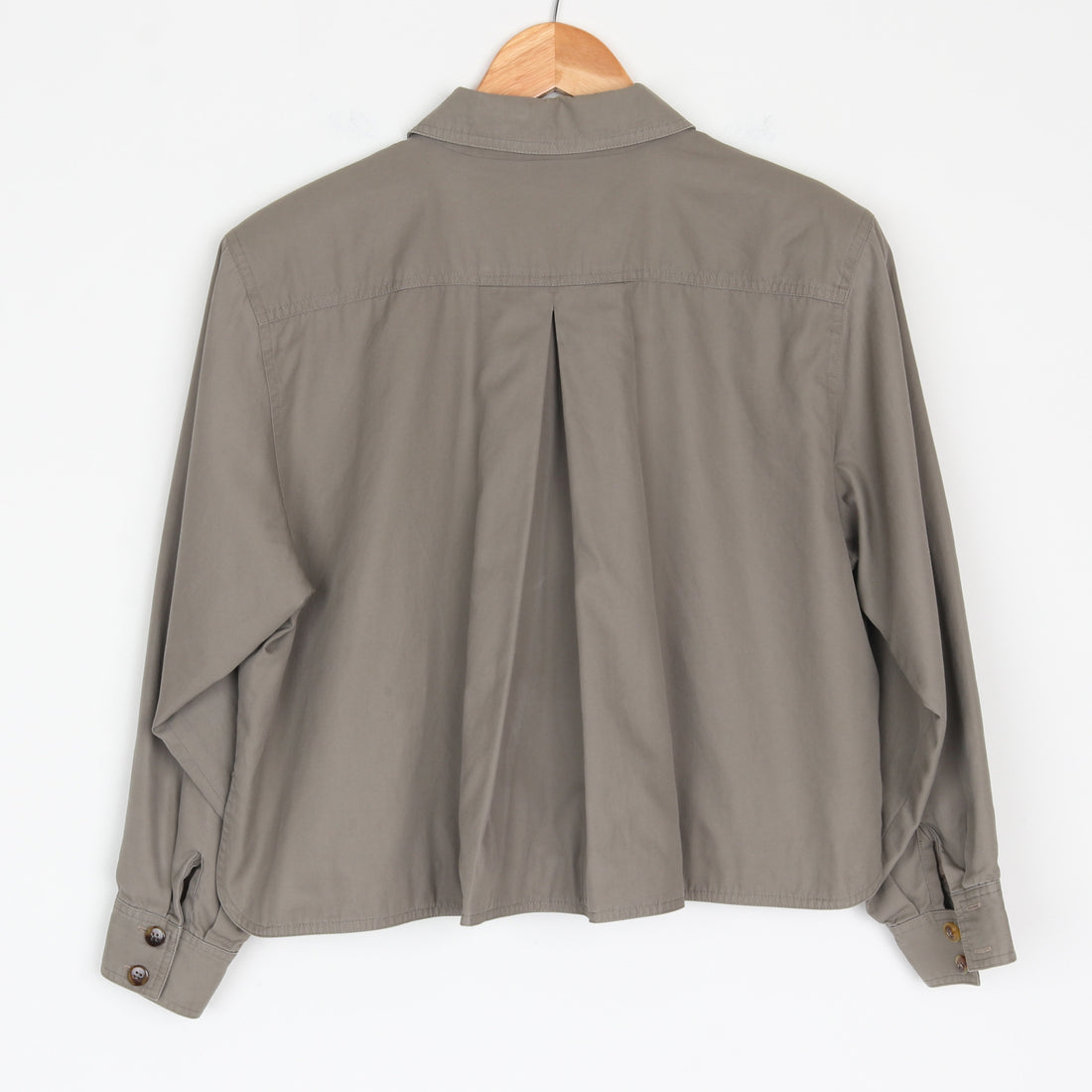 Cropped Wide Shirt Jacket