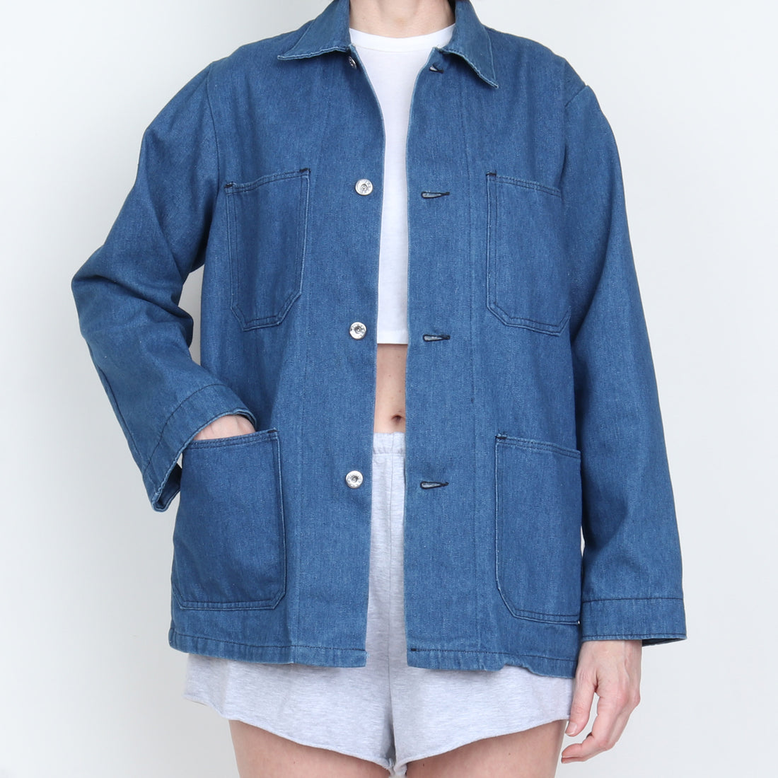 Vintage Denim Chore Jacket