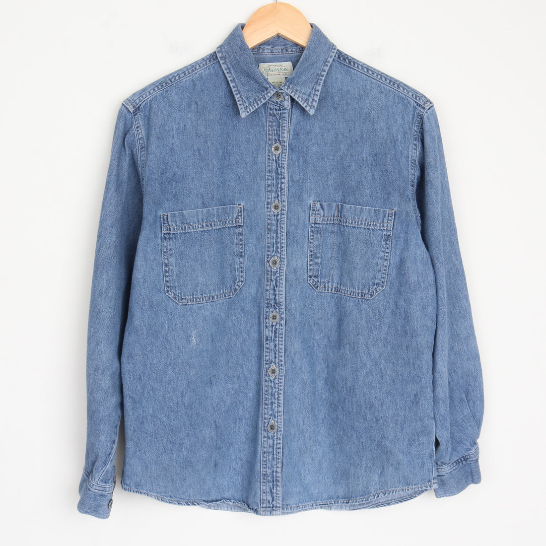 Medium Wash Denim Shirt