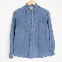 Medium Wash Denim Shirt