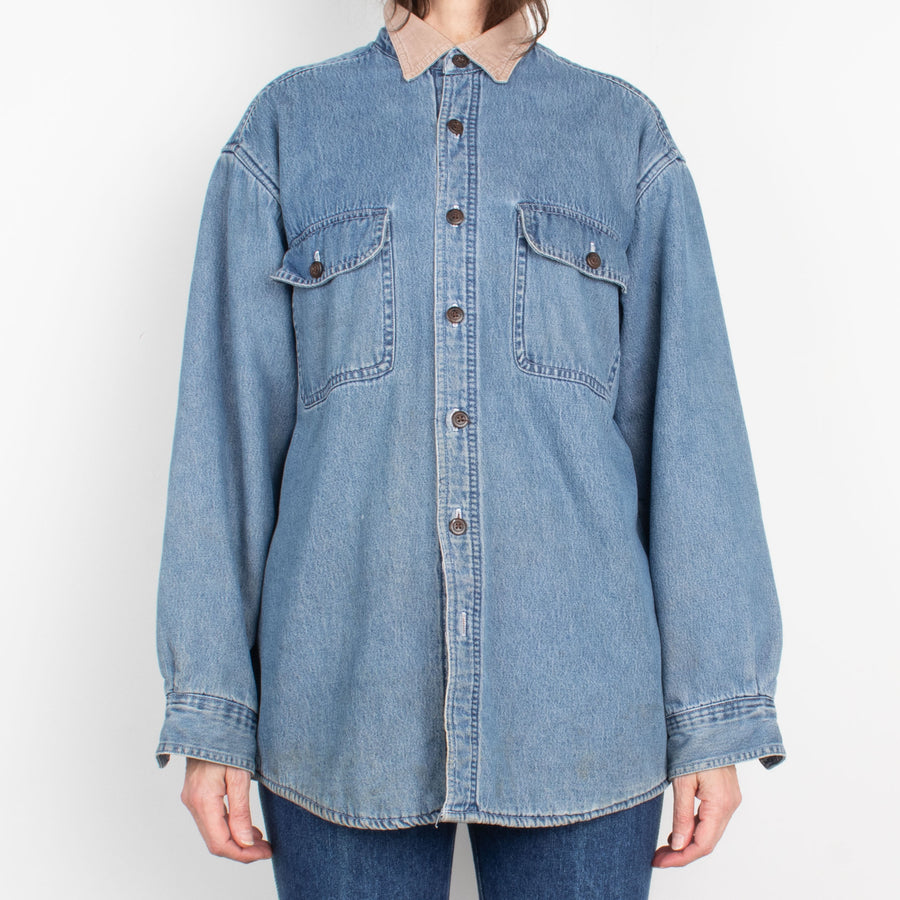 Denim Flannel Lined Shirt/Jacket