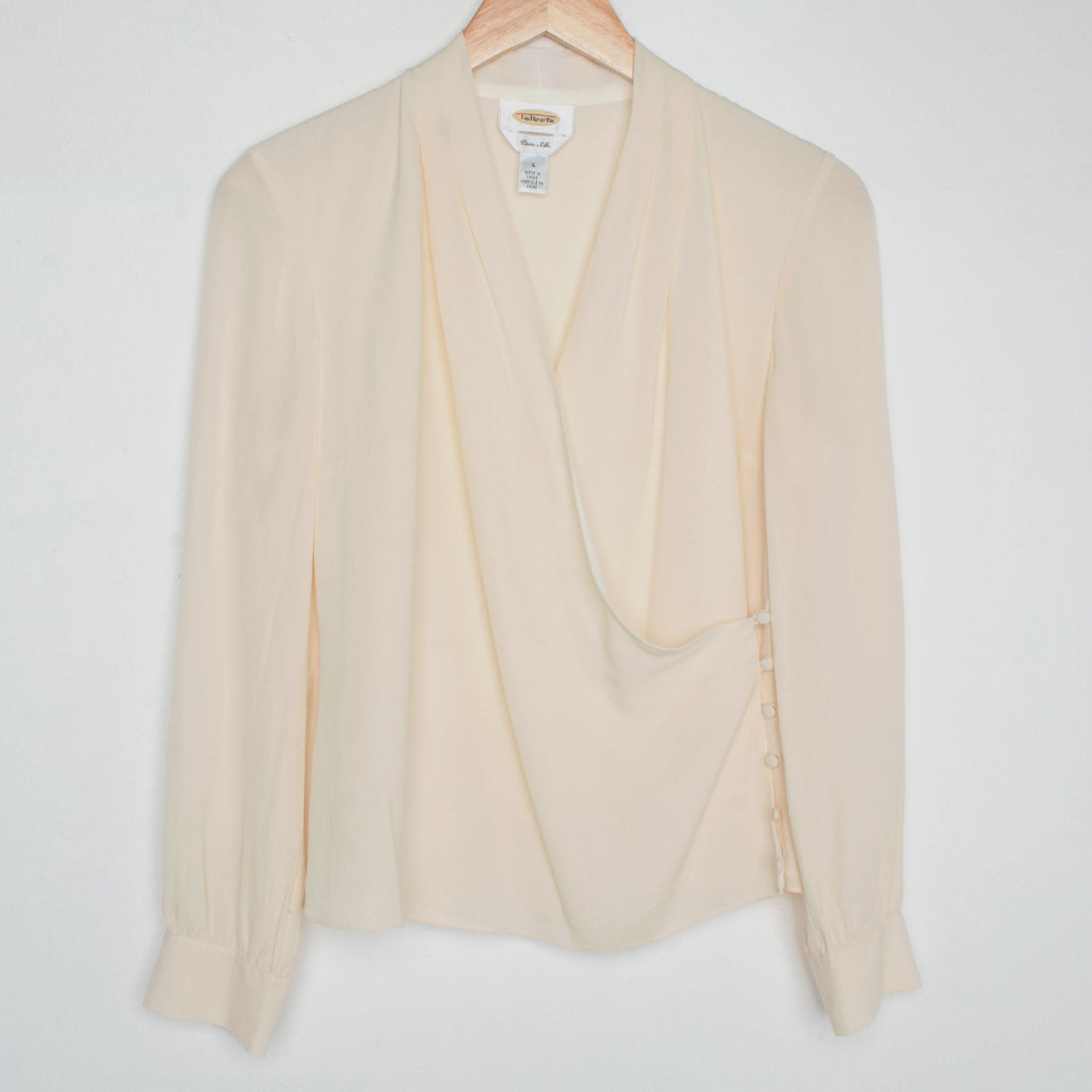 White Silk Blouse