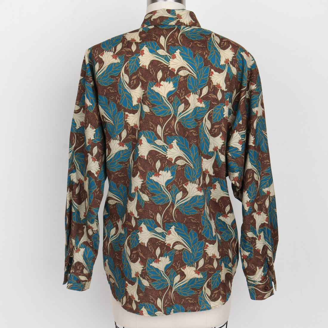 80s Diane Von Furstenberg Printed Blouse